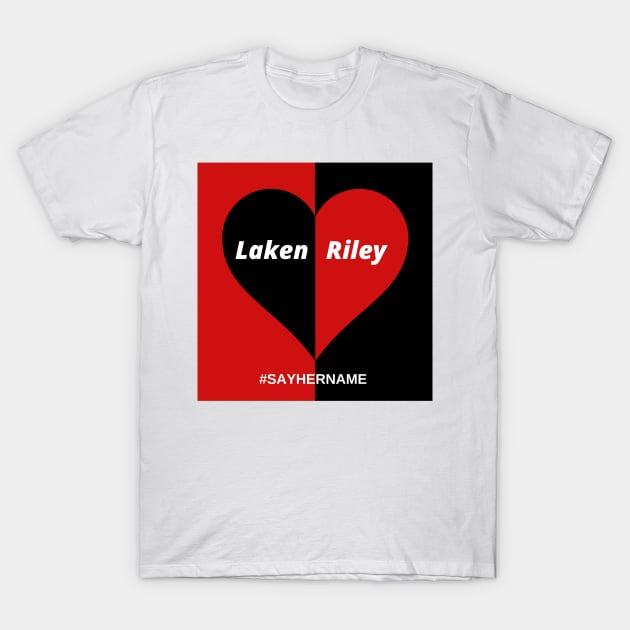 Retro-Say-Her-Name-Laken-Riley T-Shirt by SonyaKorobkova